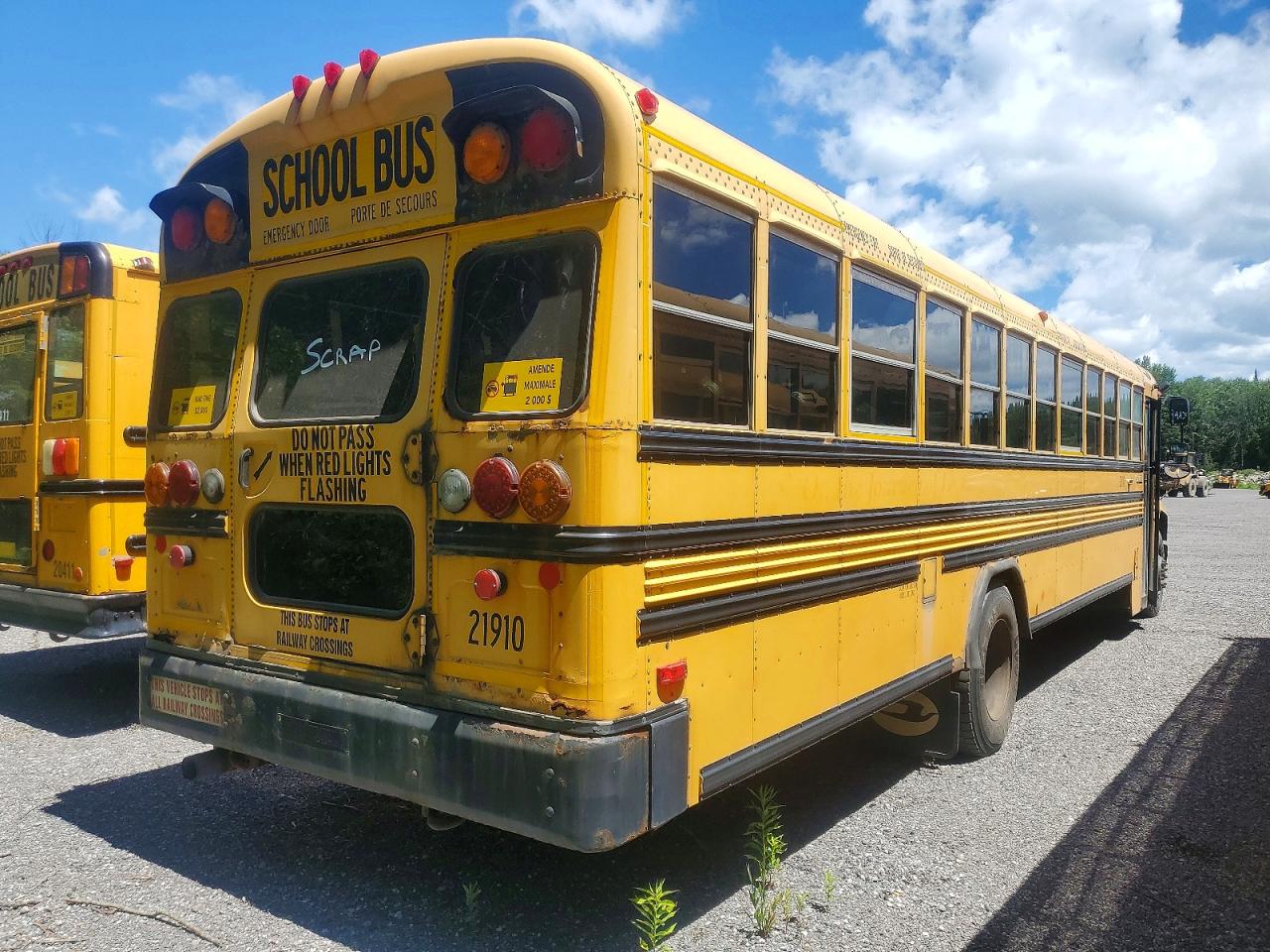 2012 BLUEBIRD SCHOOL BUS