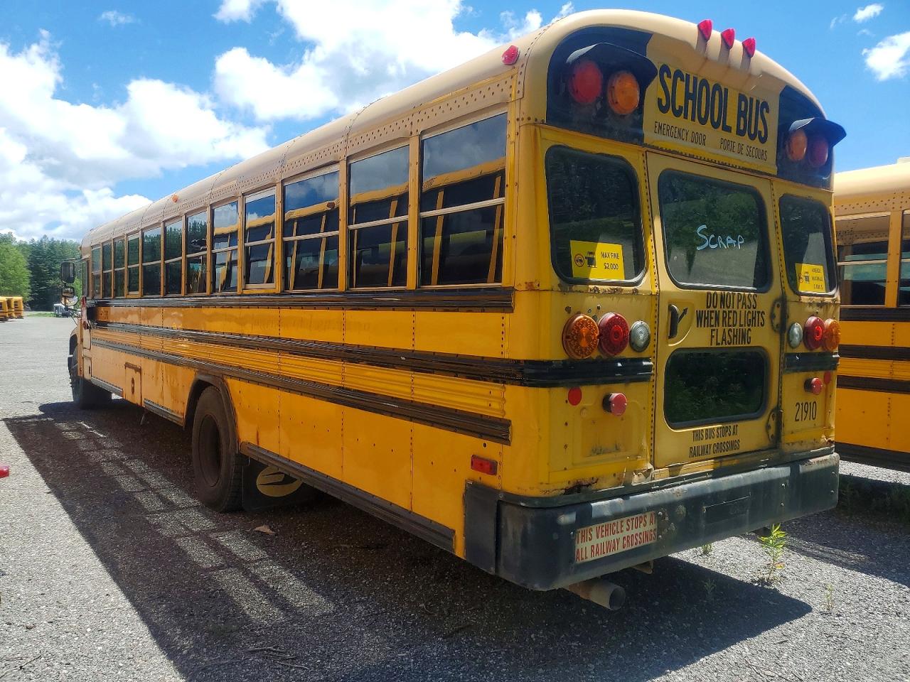 2012 BLUEBIRD SCHOOL BUS