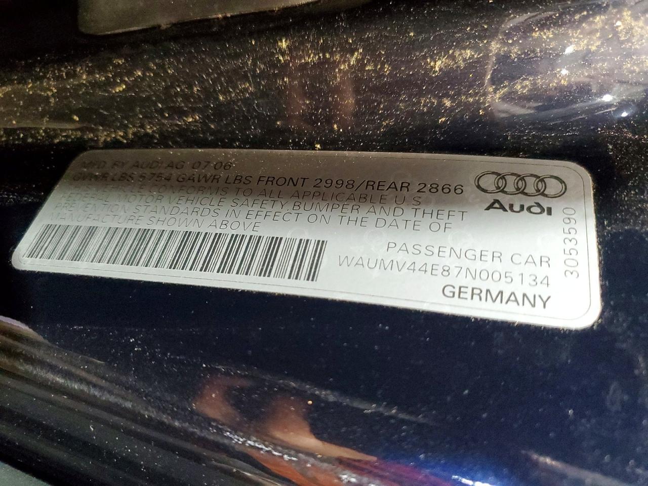 2007 AUDI A8