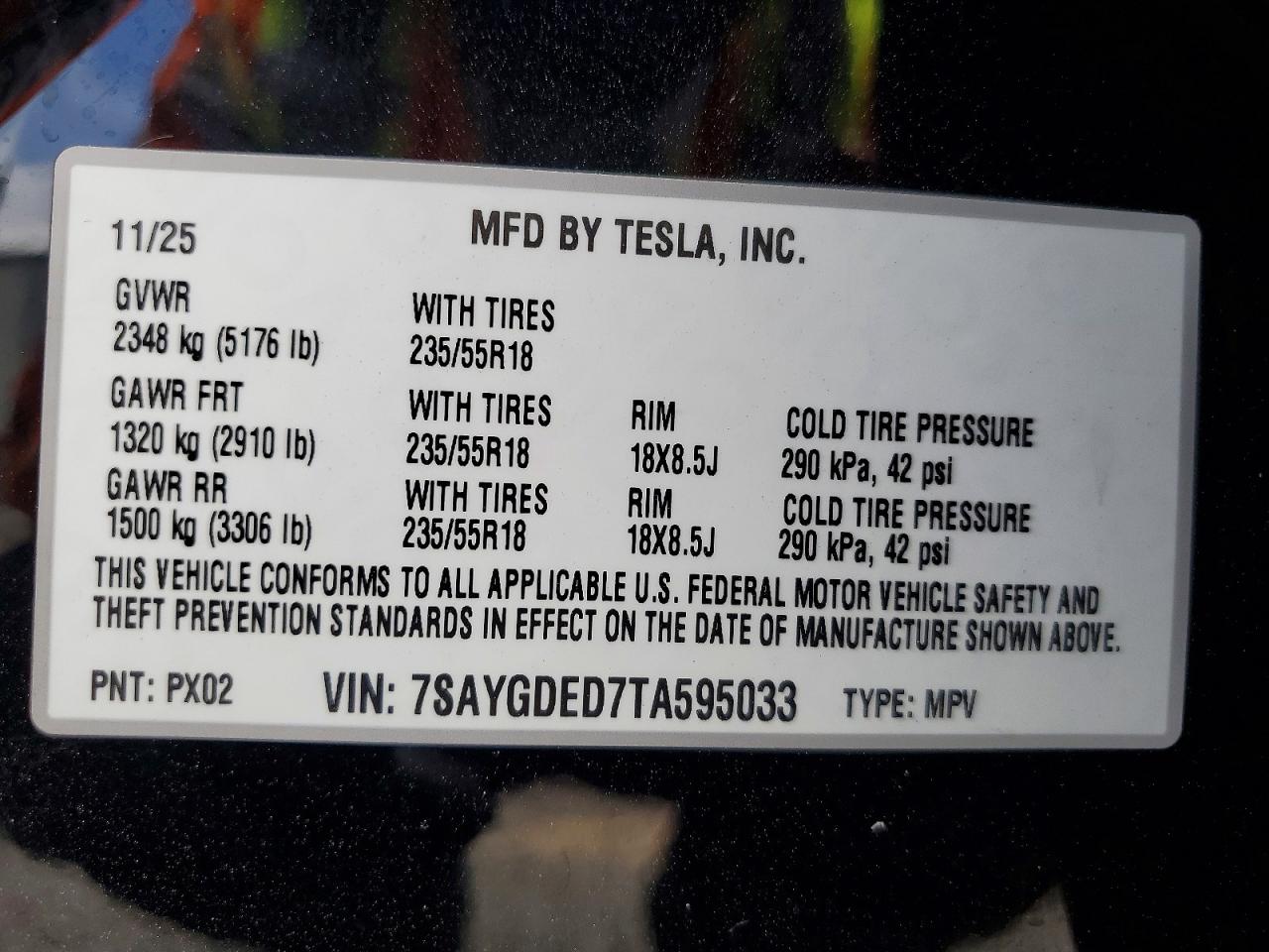 2026 TESLA MODEL Y