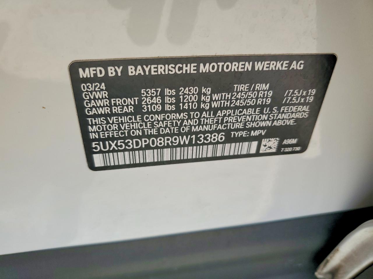 2024 BMW X3