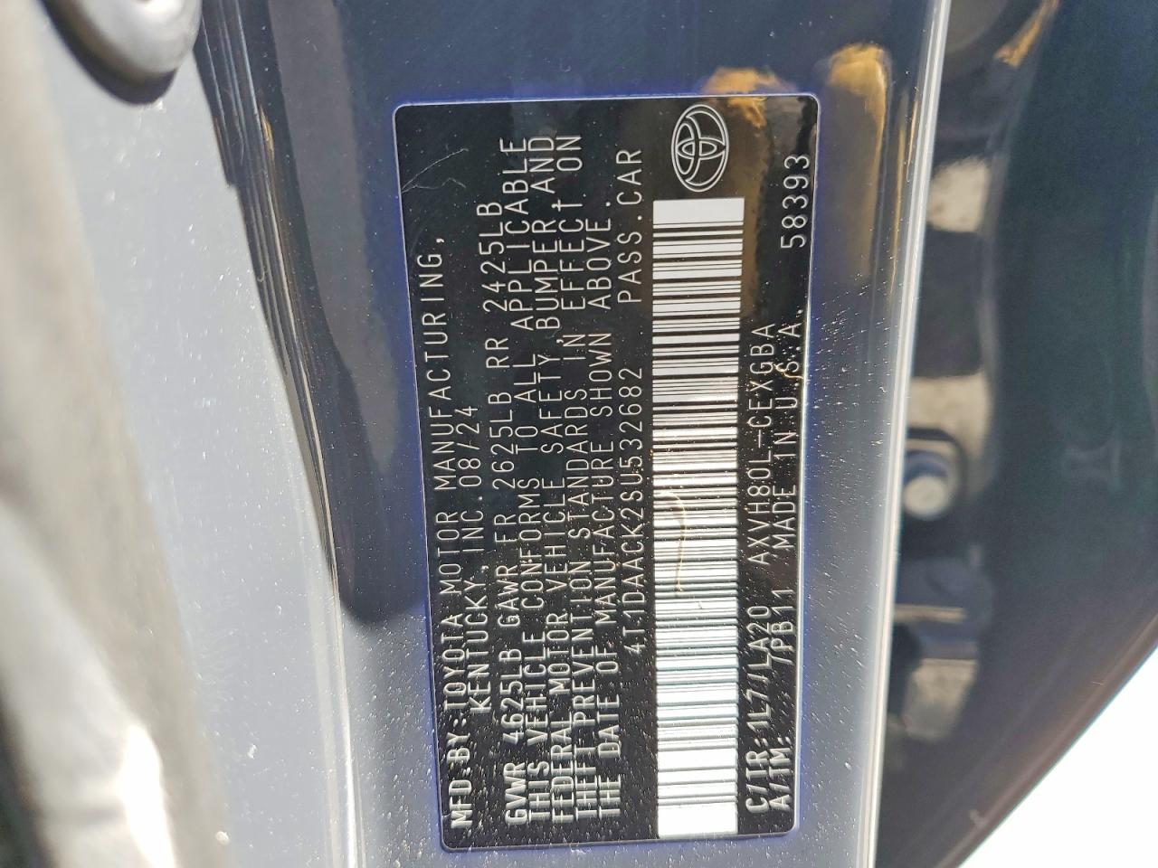 2025 TOYOTA CAMRY