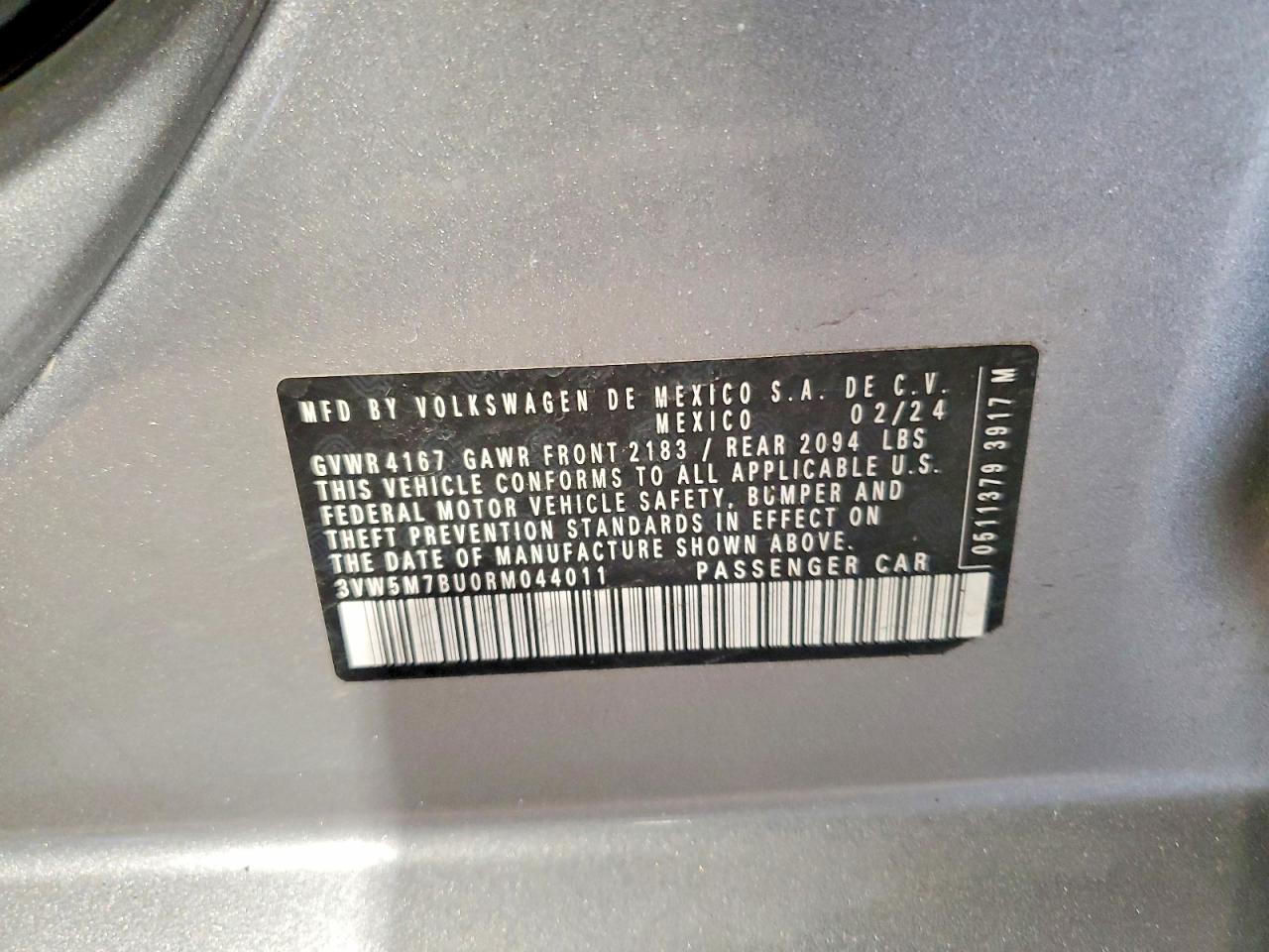 2024 VOLKSWAGEN JETTA