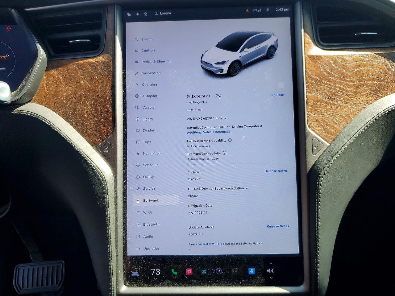 2020 TESLA MODEL X