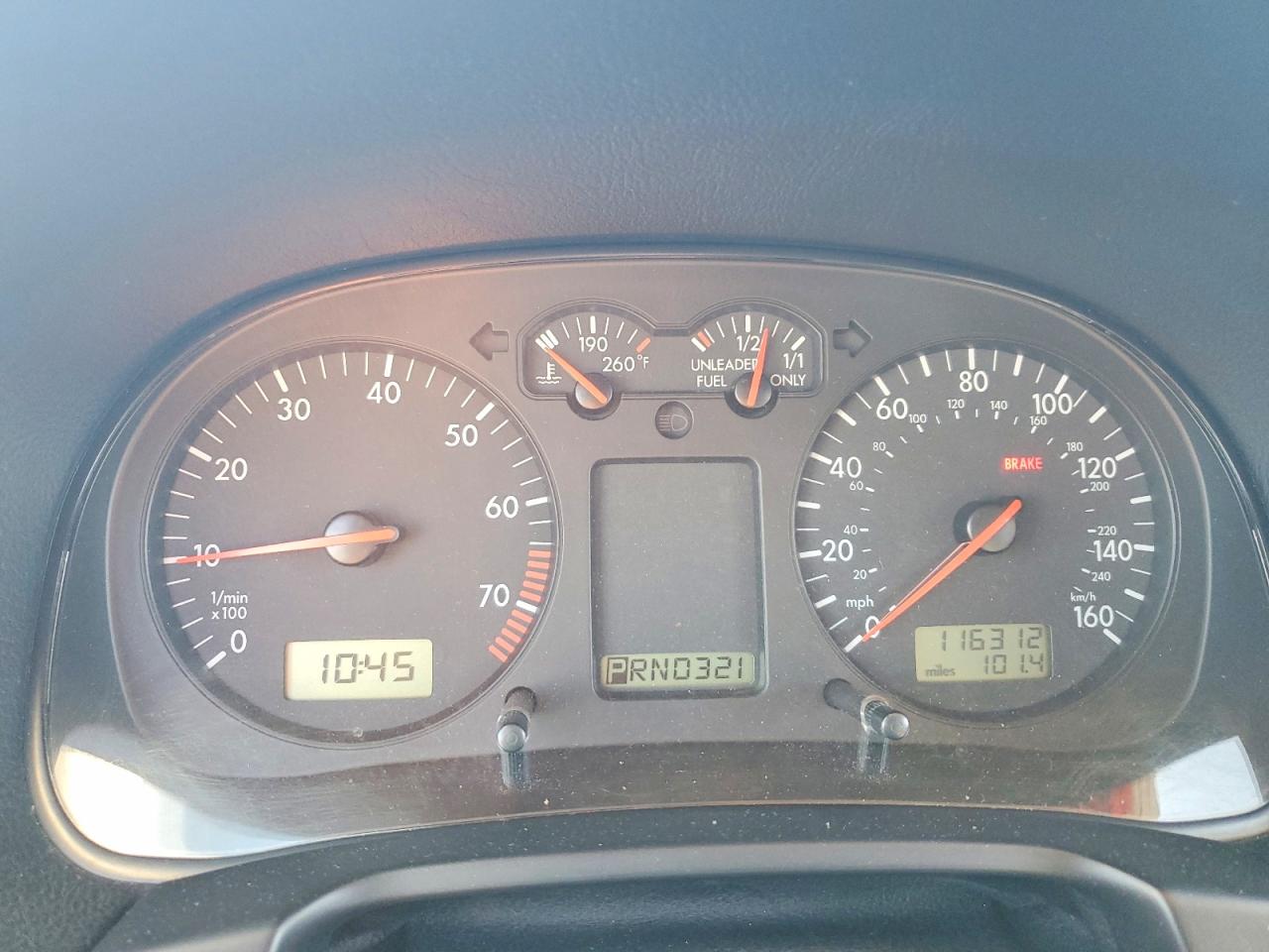 2000 VOLKSWAGEN GOLF