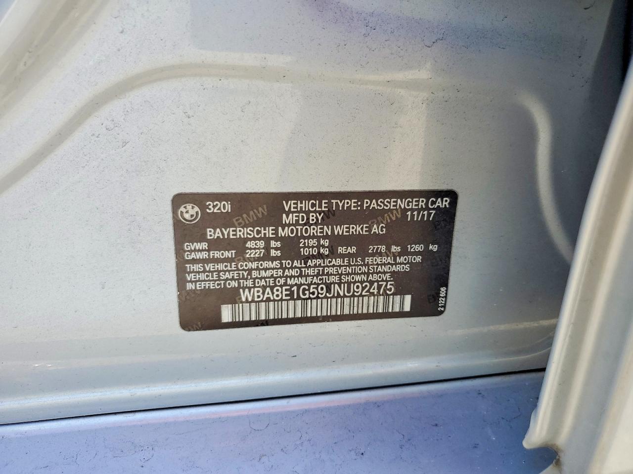 2018 BMW 3 SERIES