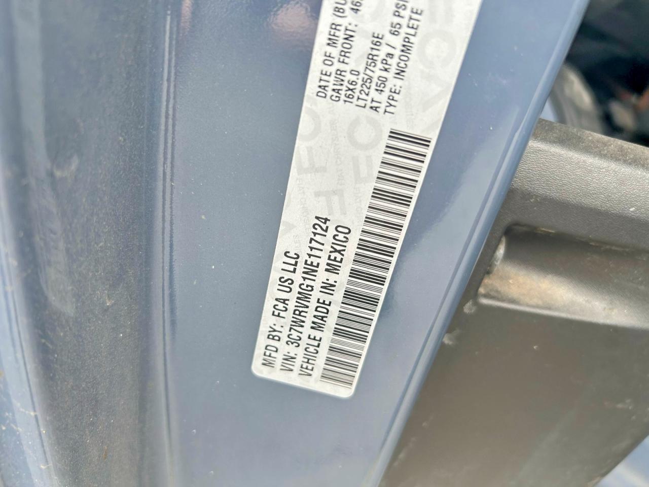 2022 RAM PROMASTER