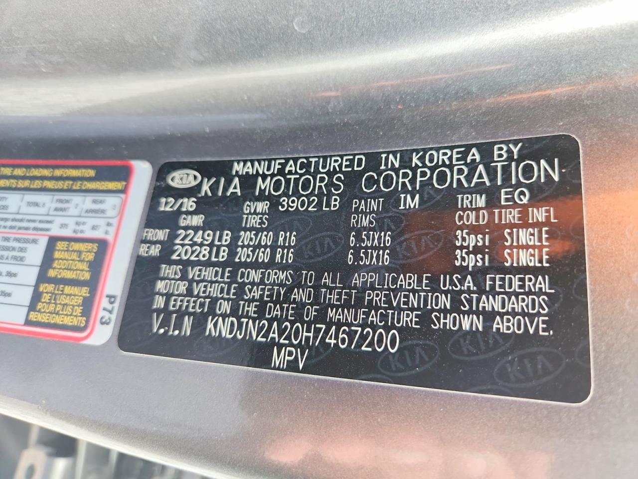 2017 KIA SOUL