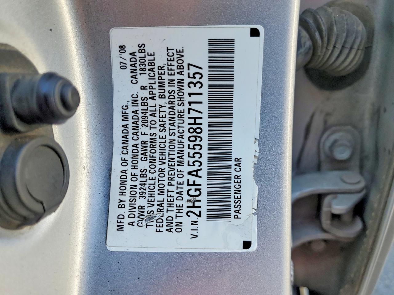 2008 HONDA CIVIC