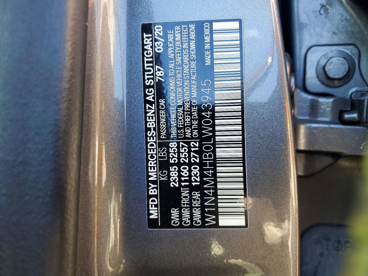 2020 MERCEDES-BENZ GLB-CLASS
