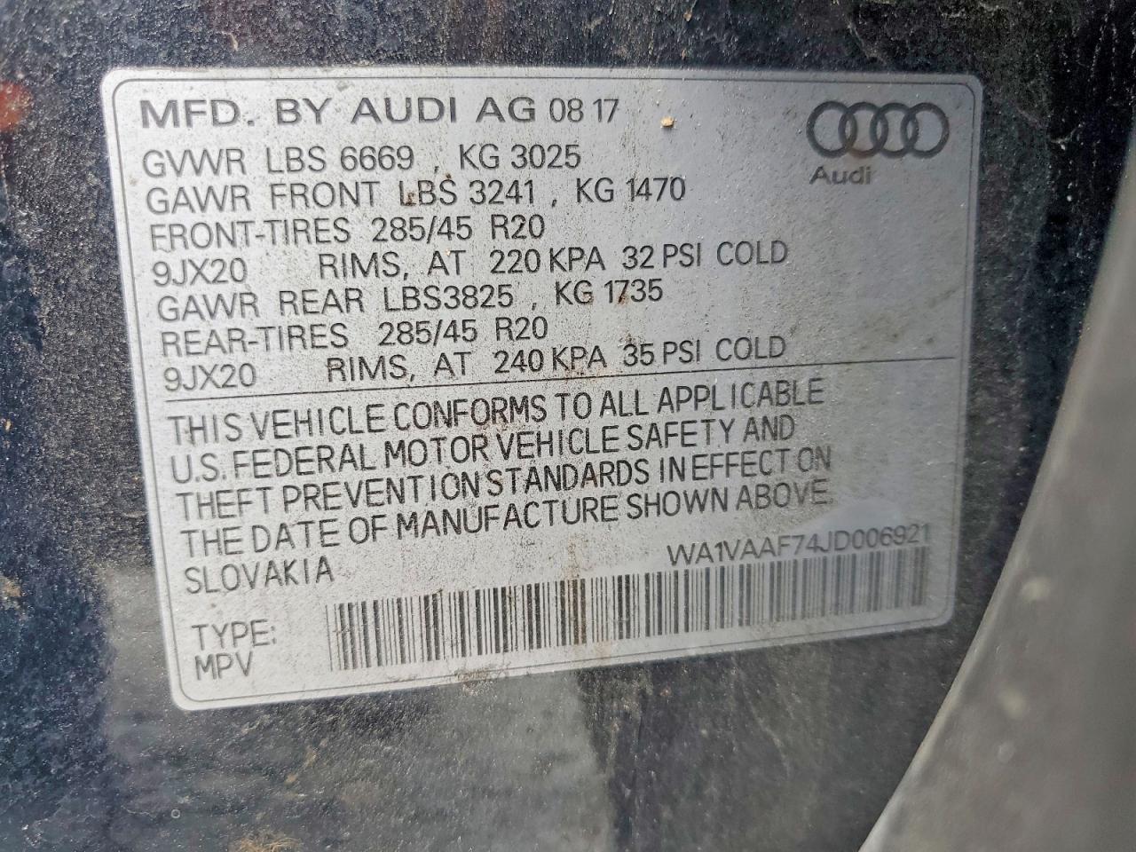 2018 AUDI Q7