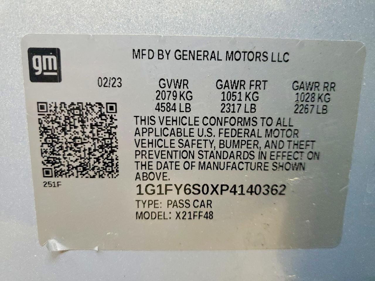 2023 CHEVROLET BOLT