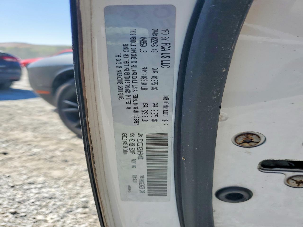 2017 DODGE CHALLENGER