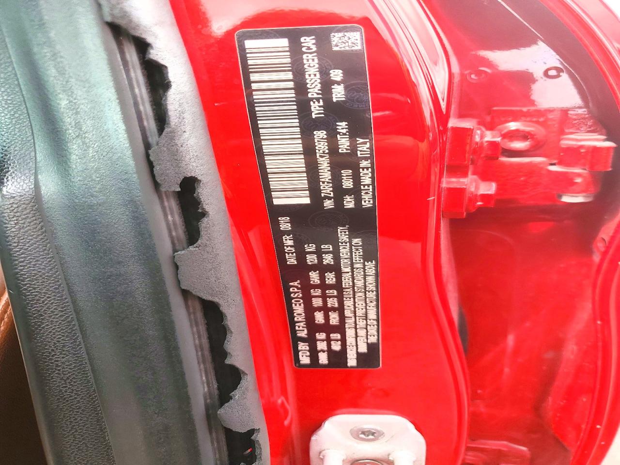 2019 ALFA ROMEO GIULIA