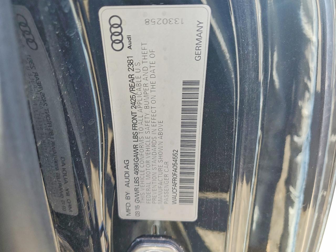 2015 AUDI A5