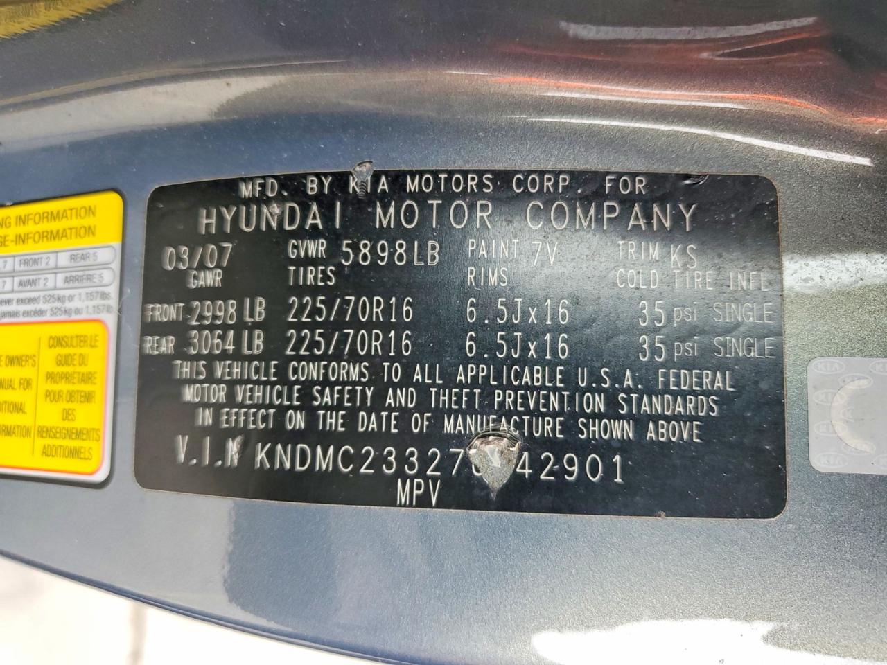 2007 HYUNDAI All Models