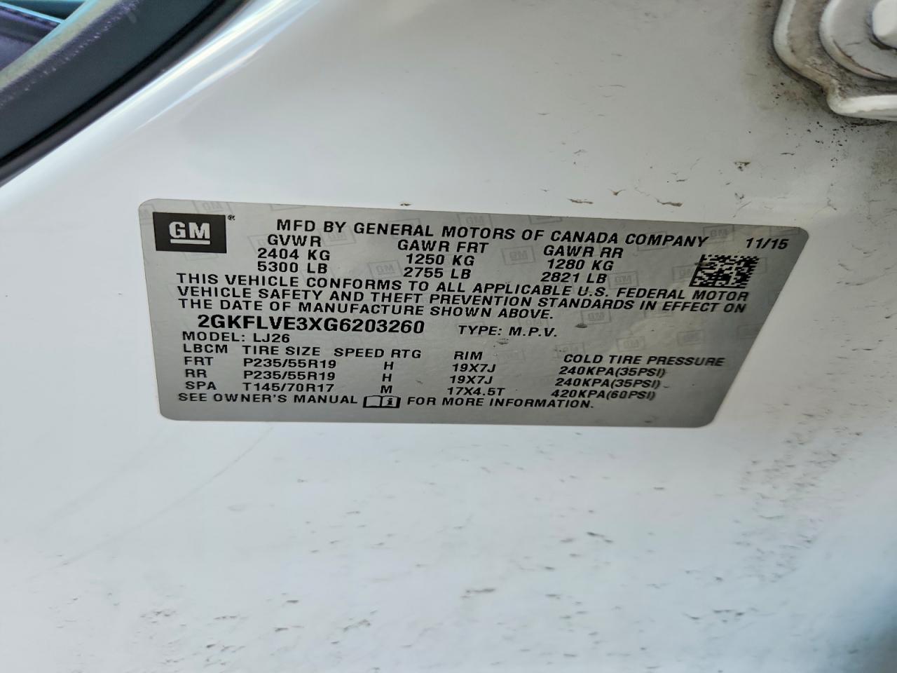 2016 GMC TERRAIN