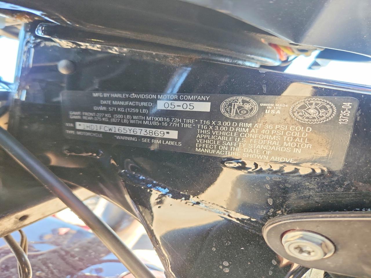 2005 HARLEY DAVIDSON FL