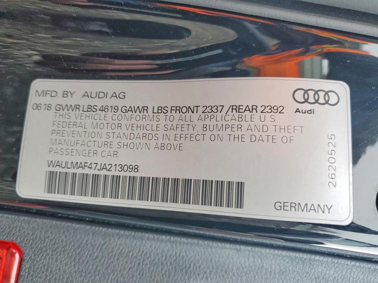 2018 AUDI A4