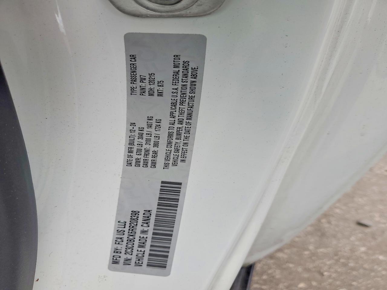 2024 DODGE CHARGER DA