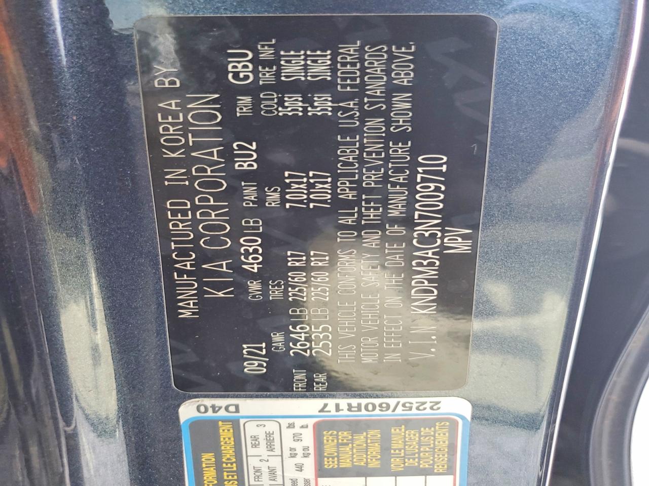 2022 KIA SPORTAGE