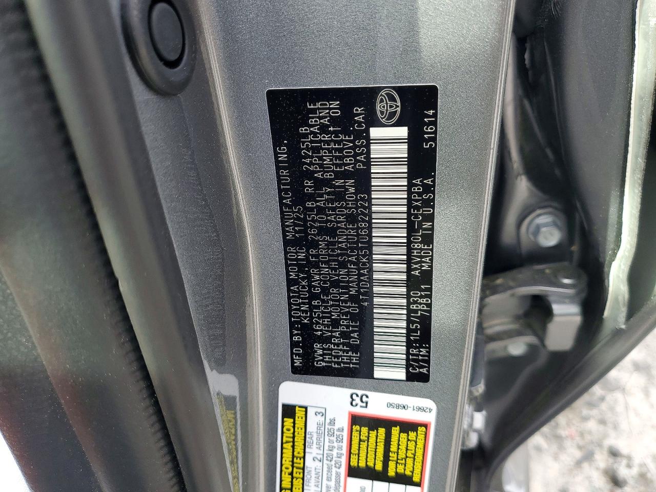 2026 TOYOTA CAMRY