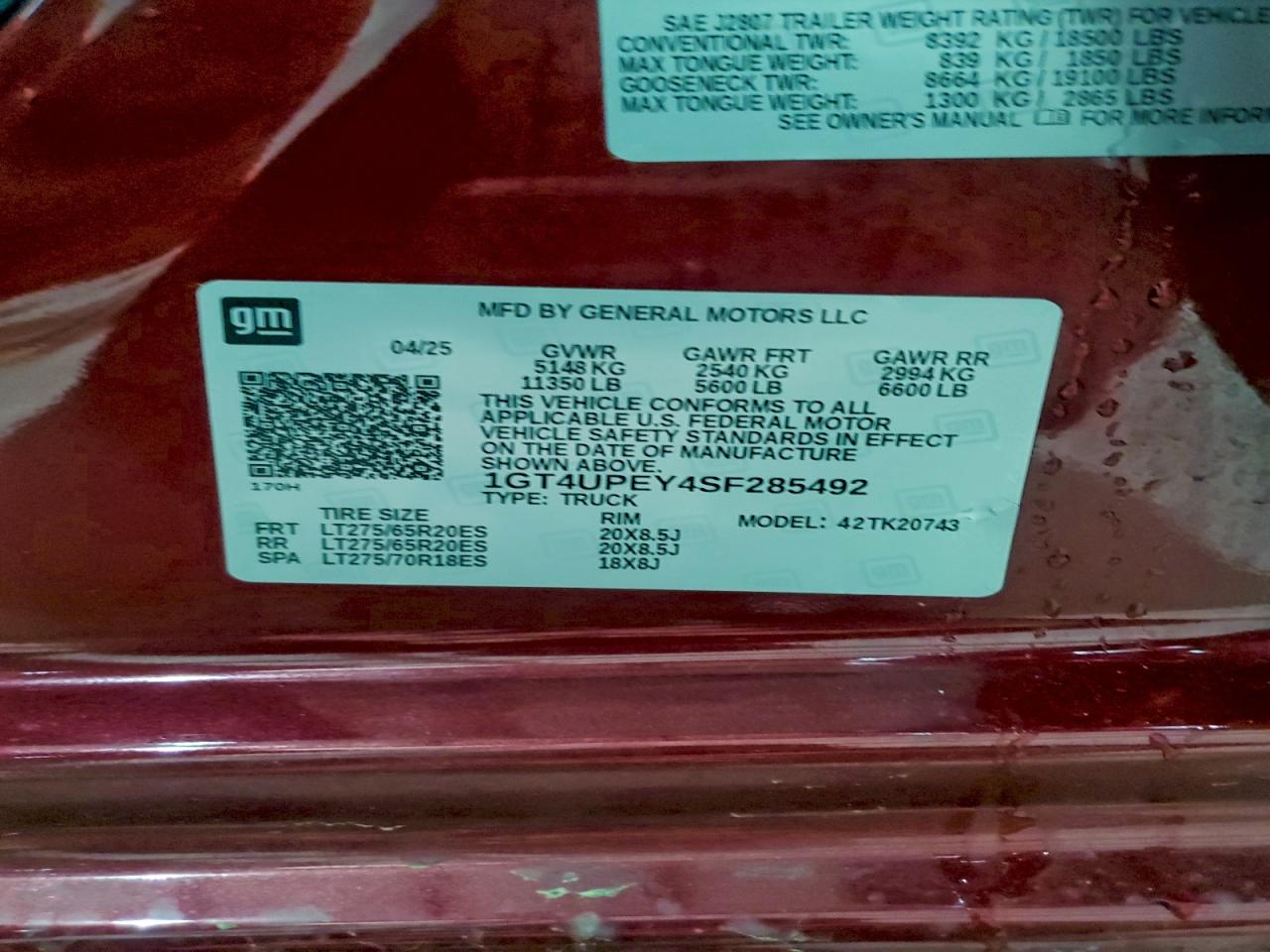 2025 GMC SIERRA