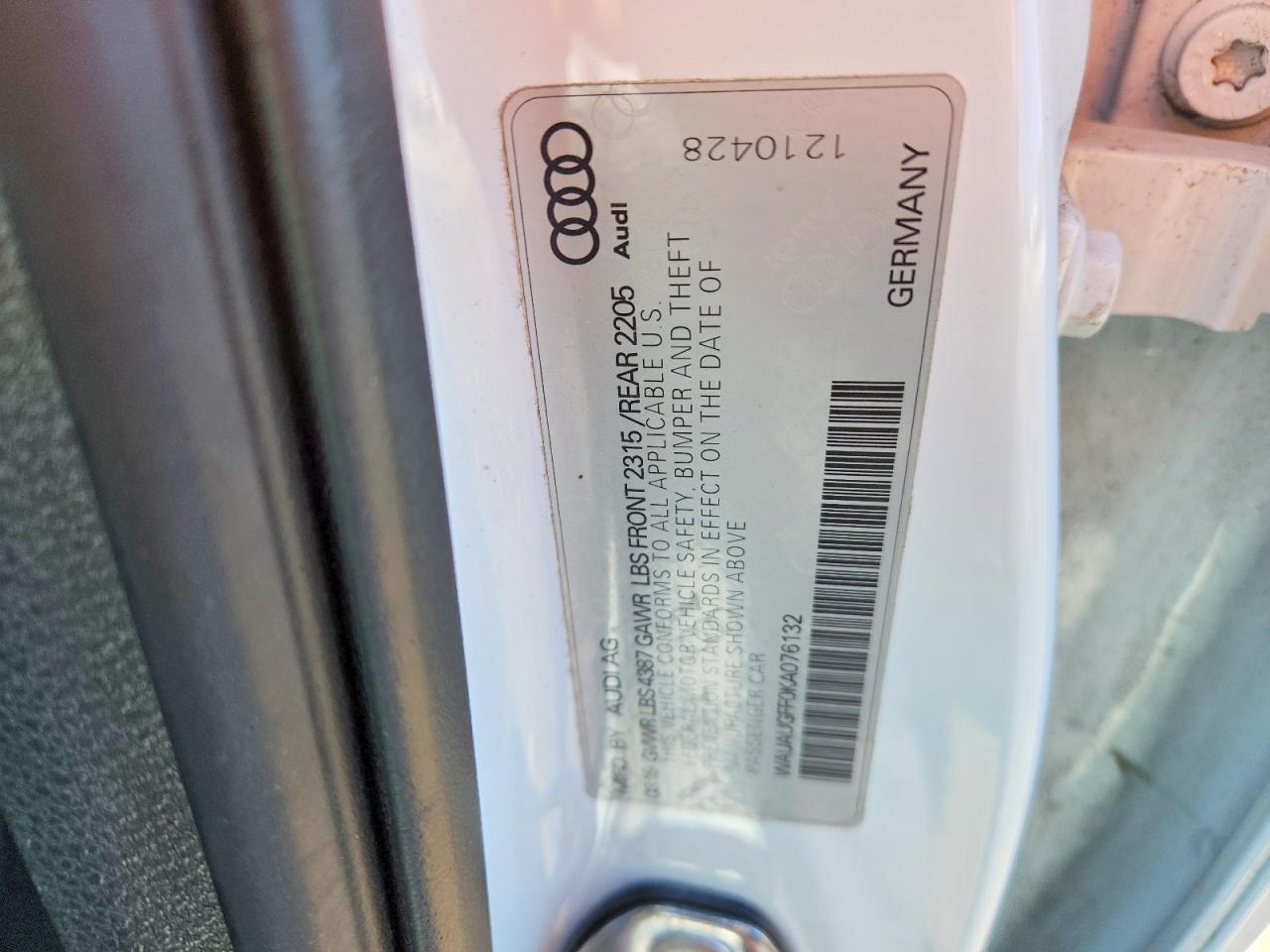 2019 AUDI A3