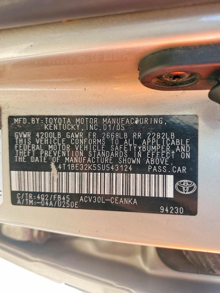 2005 TOYOTA CAMRY