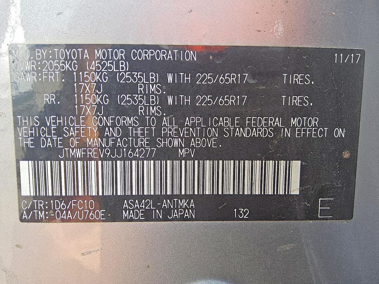2018 TOYOTA RAV4