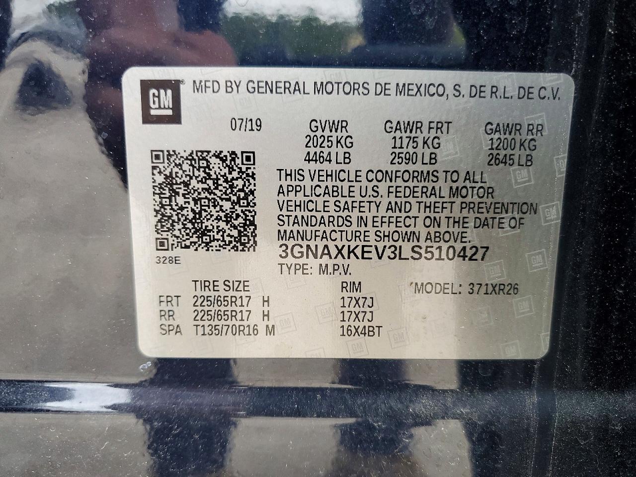 2020 CHEVROLET EQUINOX