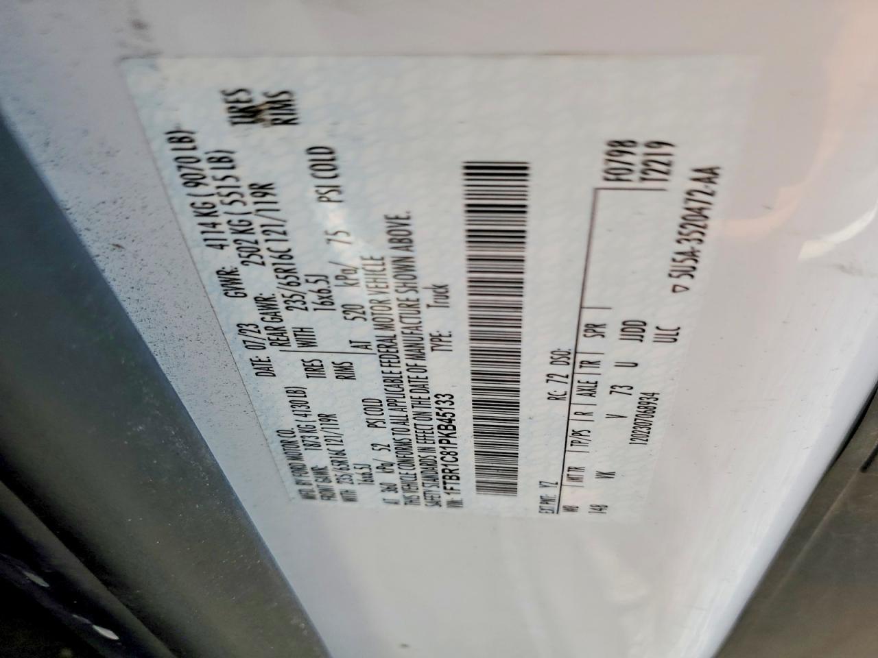2023 FORD TRANSIT