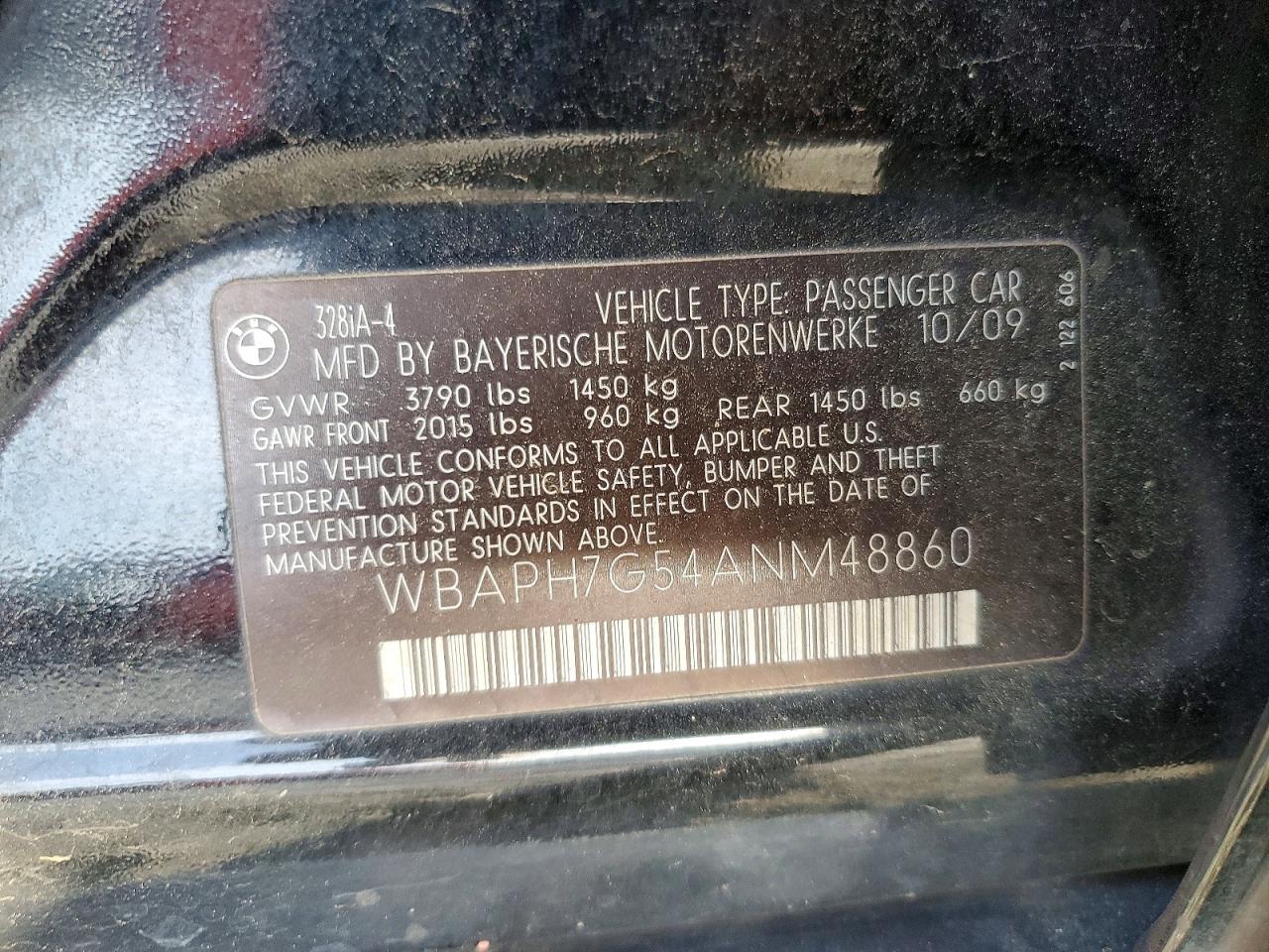 2010 BMW 3 SERIES