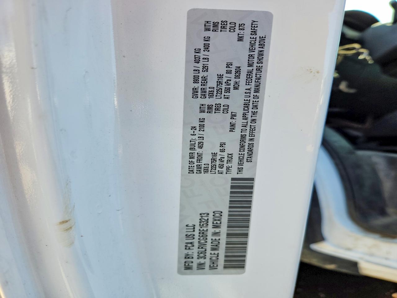 2024 RAM PROMASTER