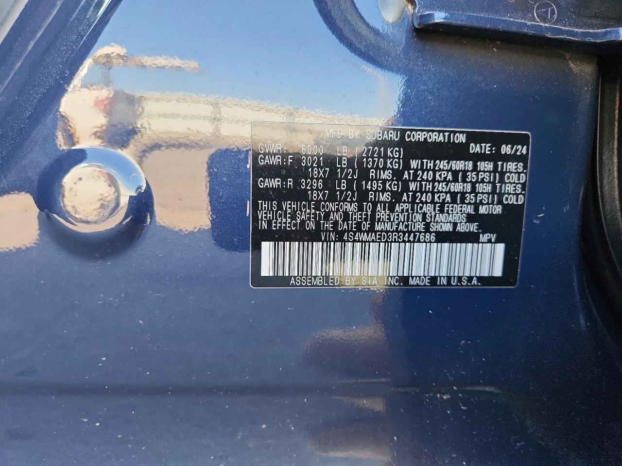 2024 SUBARU ASCENT