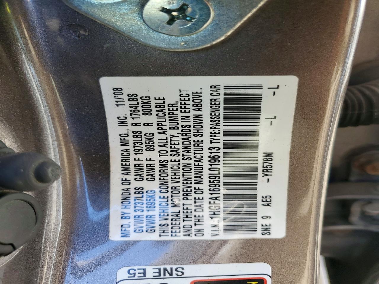 2009 HONDA CIVIC