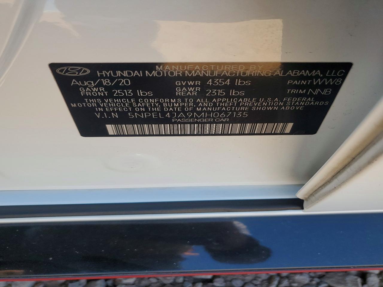 2021 HYUNDAI SONATA