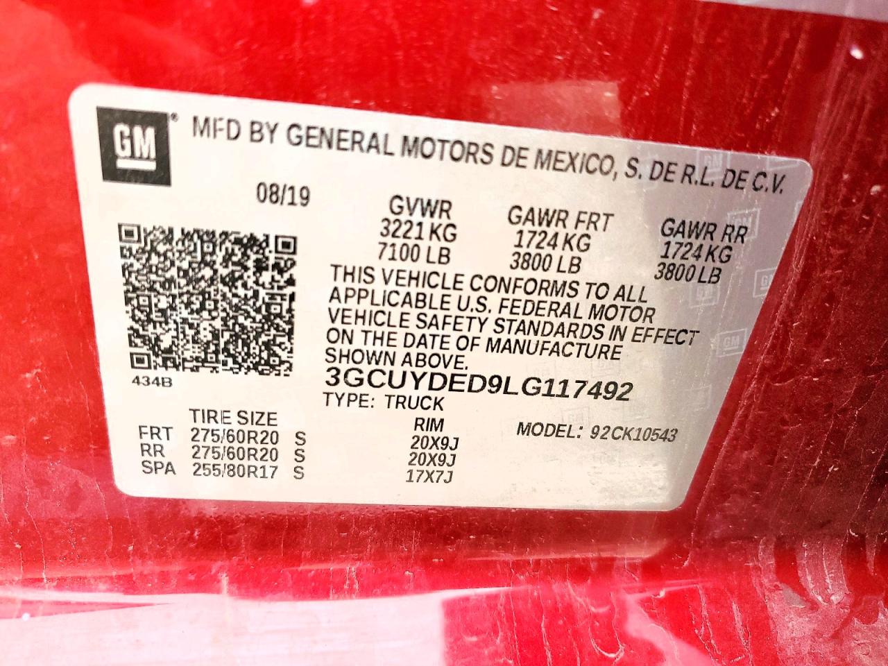 2020 CHEVROLET SILVERADO