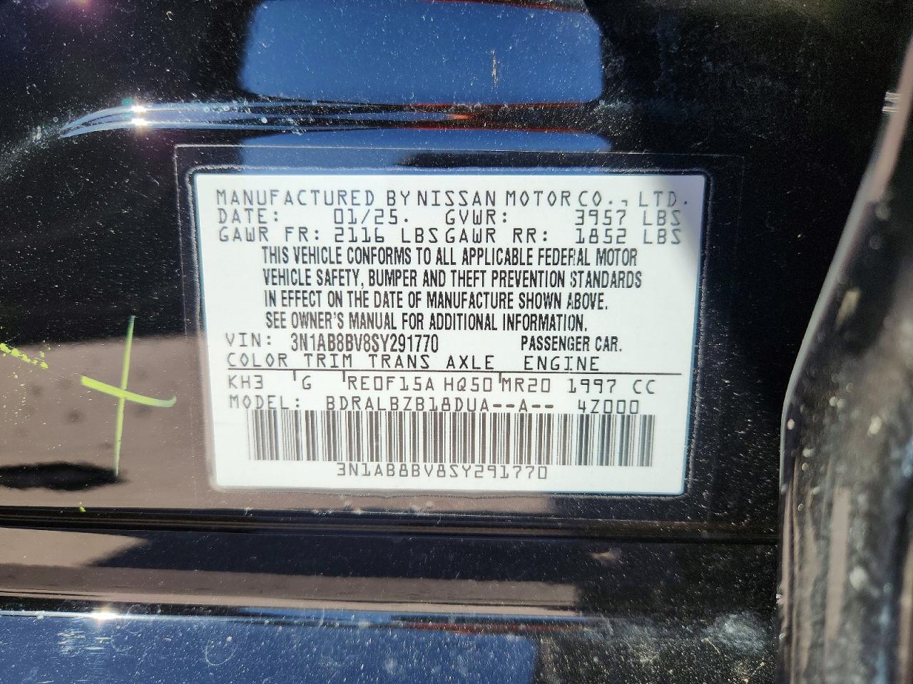 2025 NISSAN SENTRA