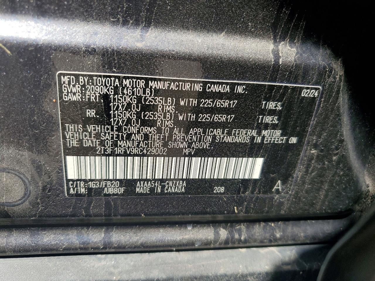 2024 TOYOTA RAV4