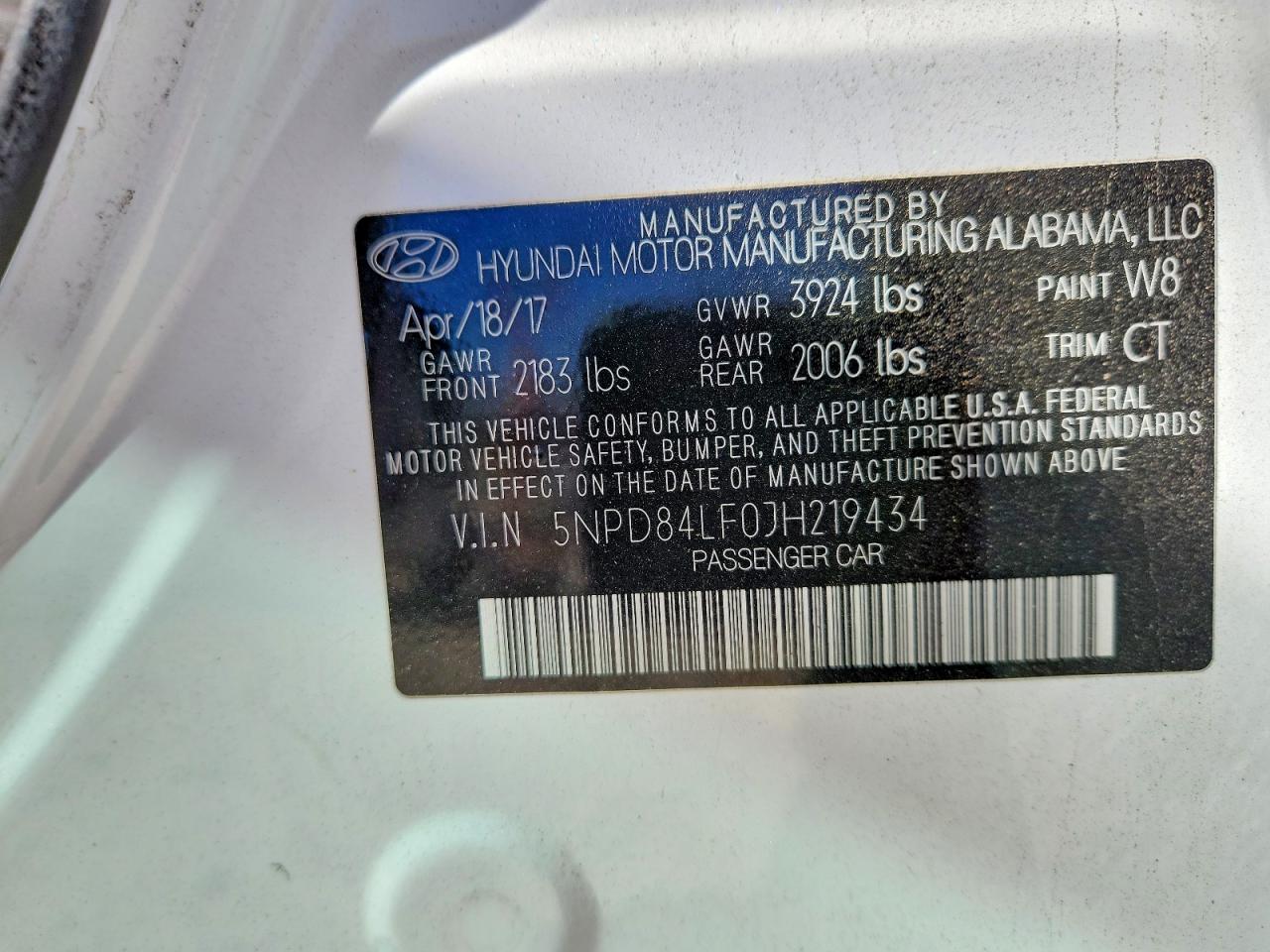 2018 HYUNDAI ELANTRA