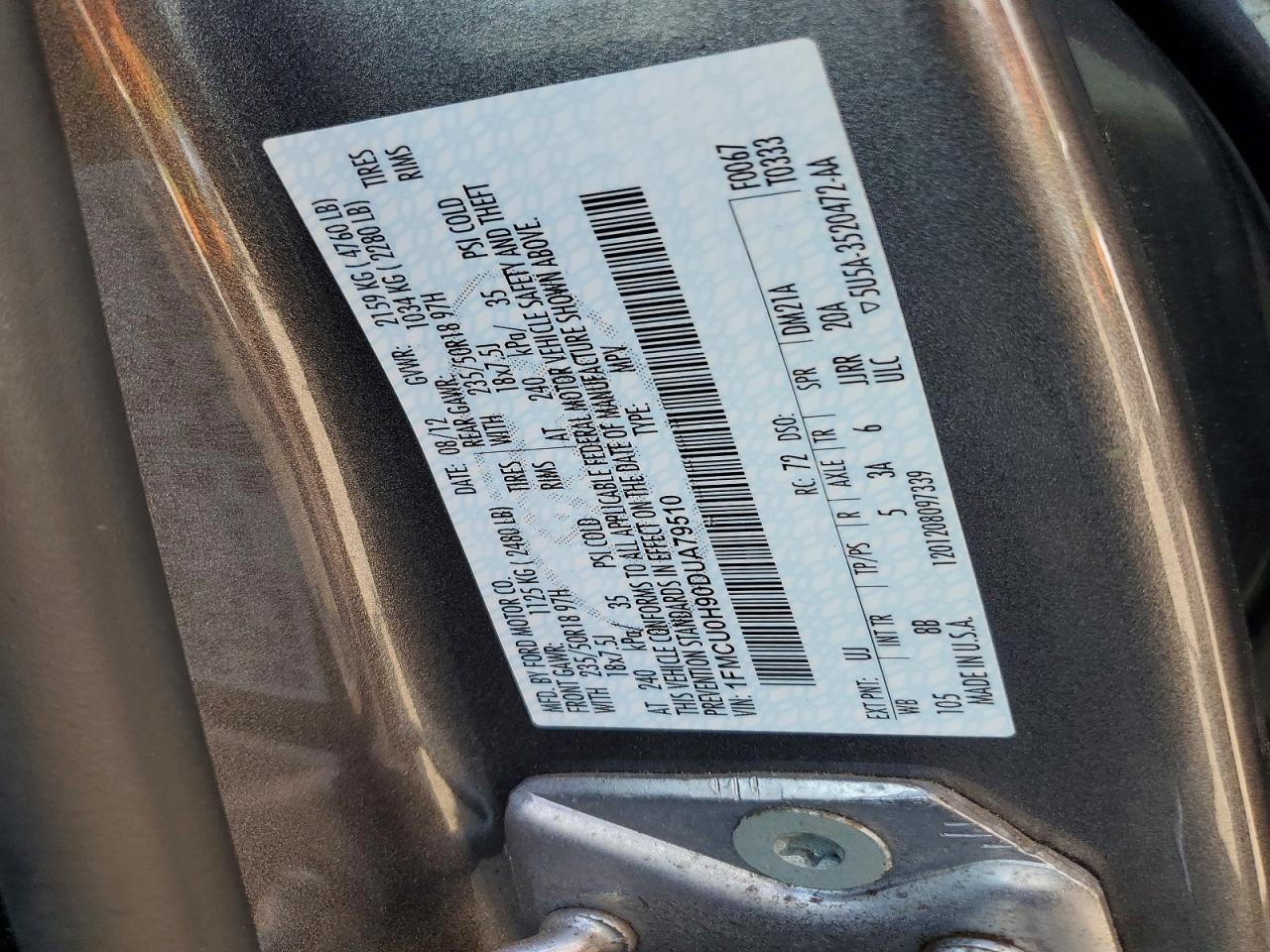 2013 FORD ESCAPE