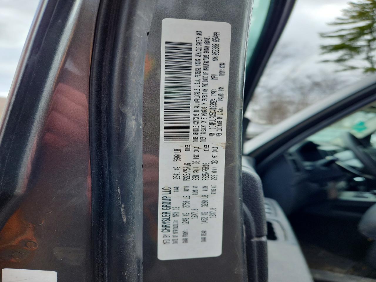 2012 JEEP LIBERTY