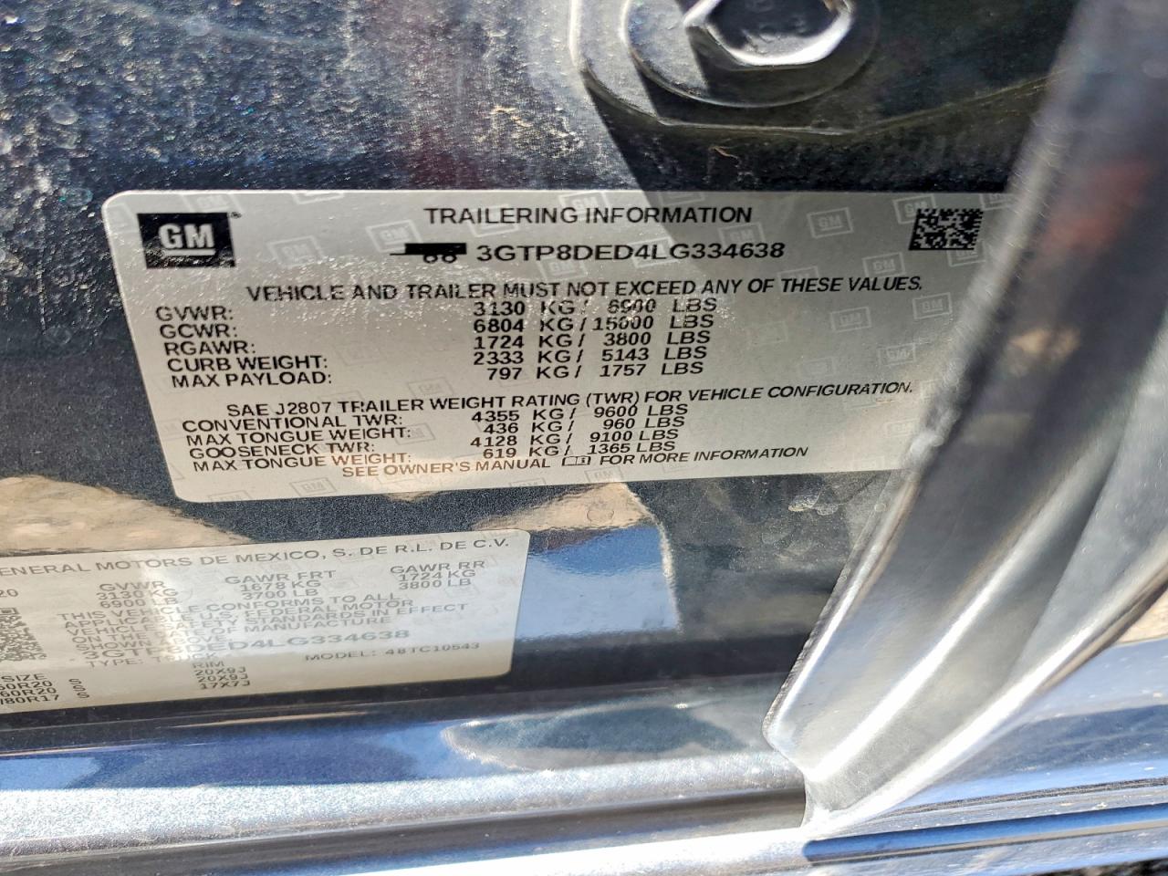 2020 GMC SIERRA