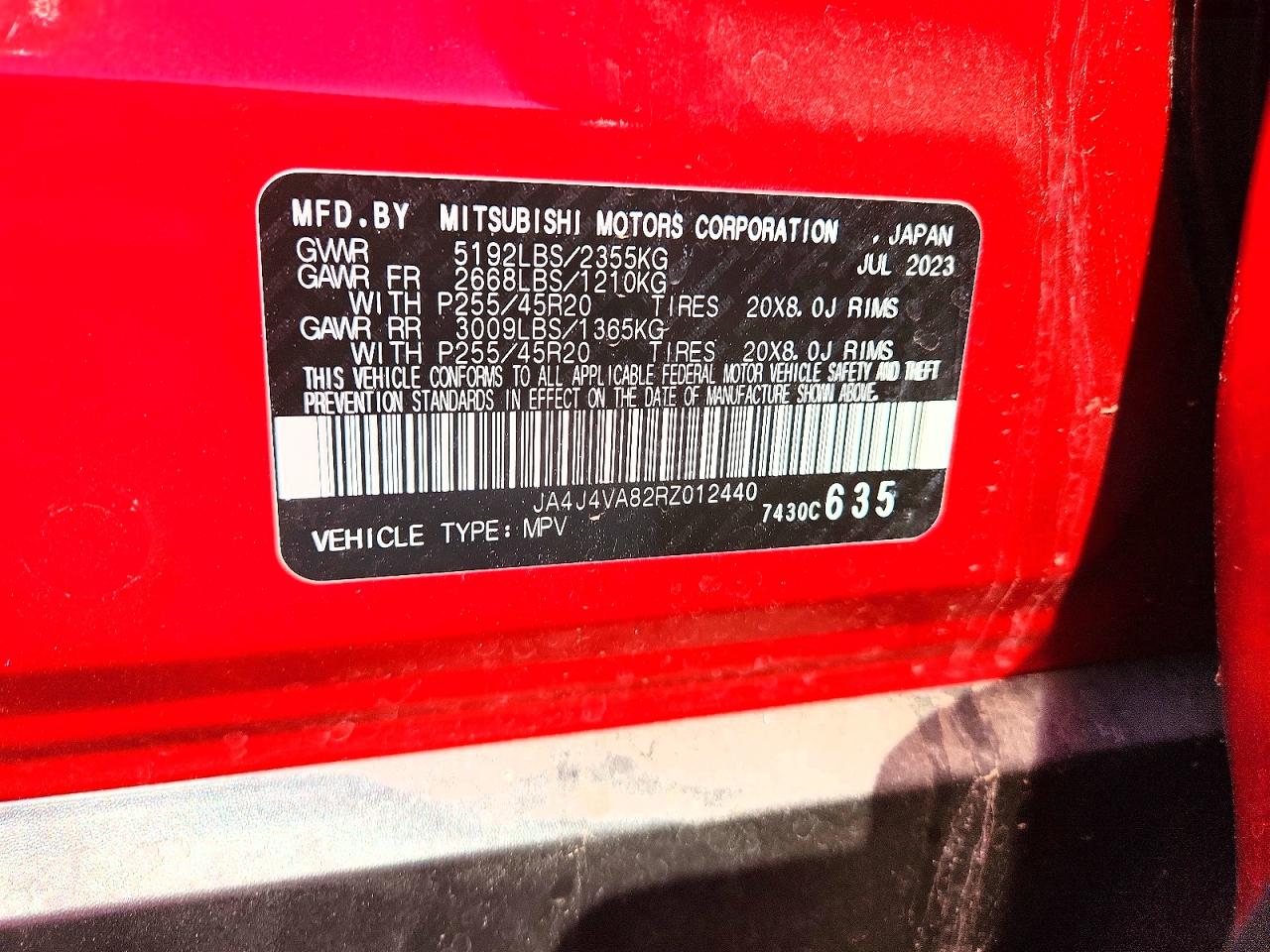 2024 MITSUBISHI OUTLANDER