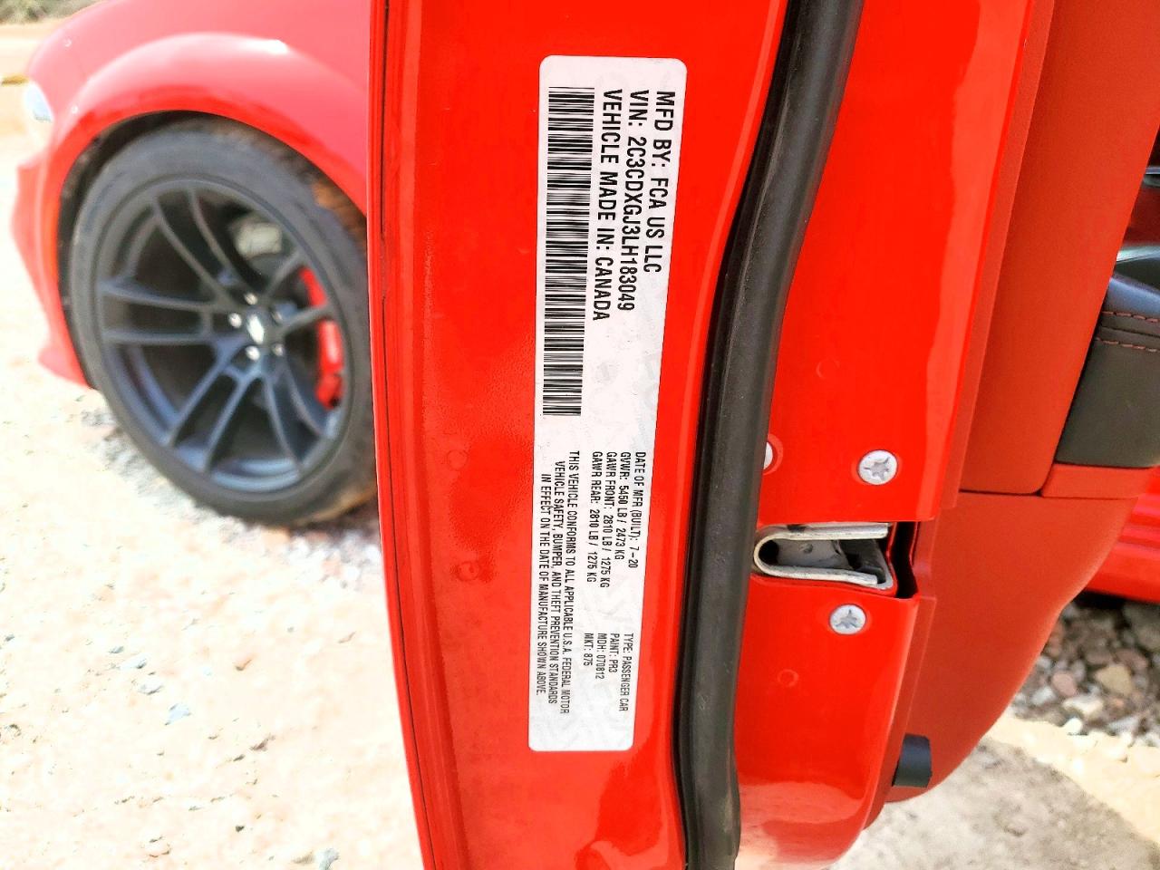 2020 DODGE CHARGER