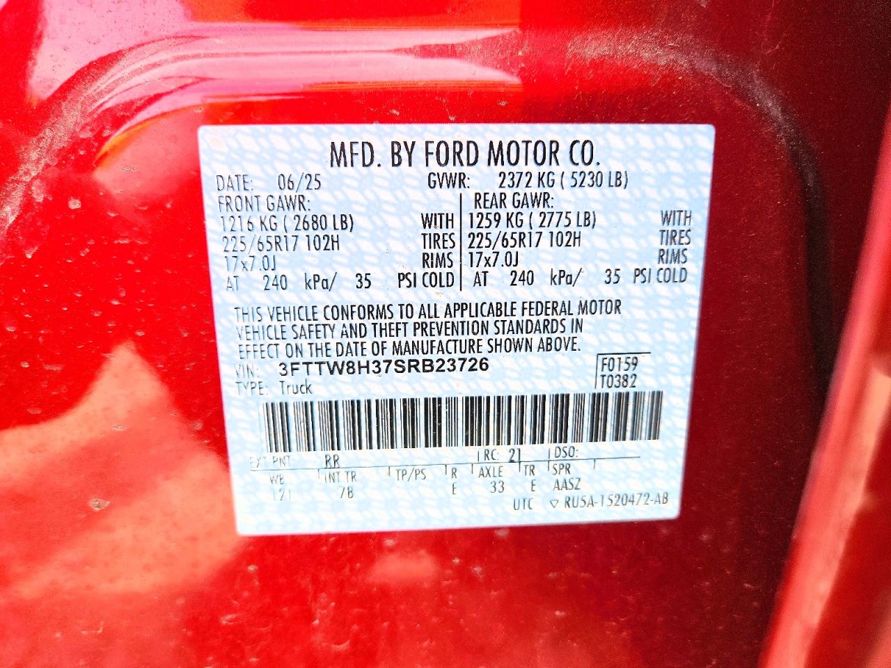 2025 FORD MAVERICK
