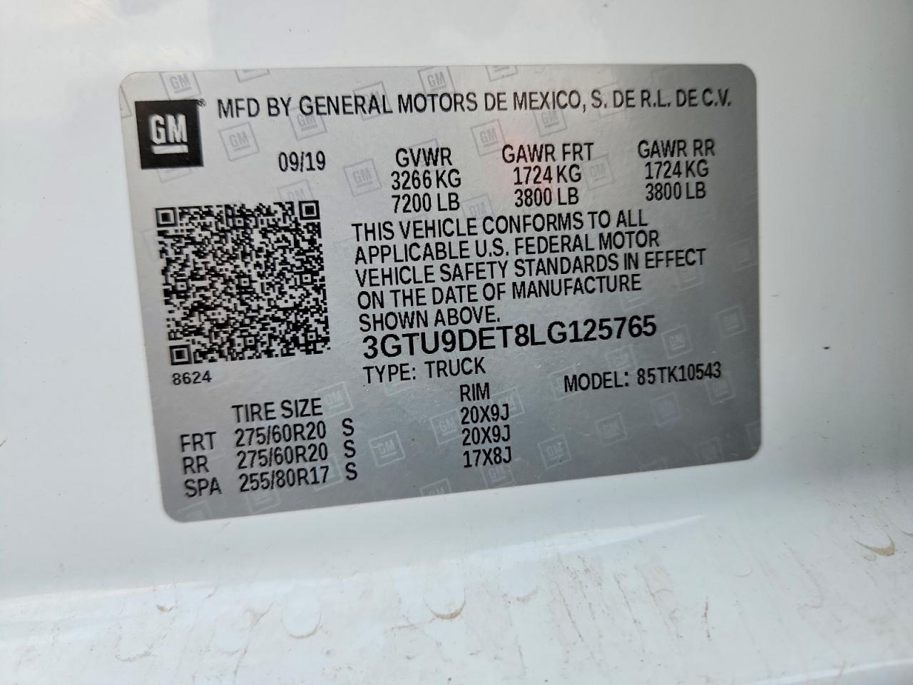 2020 GMC SIERRA