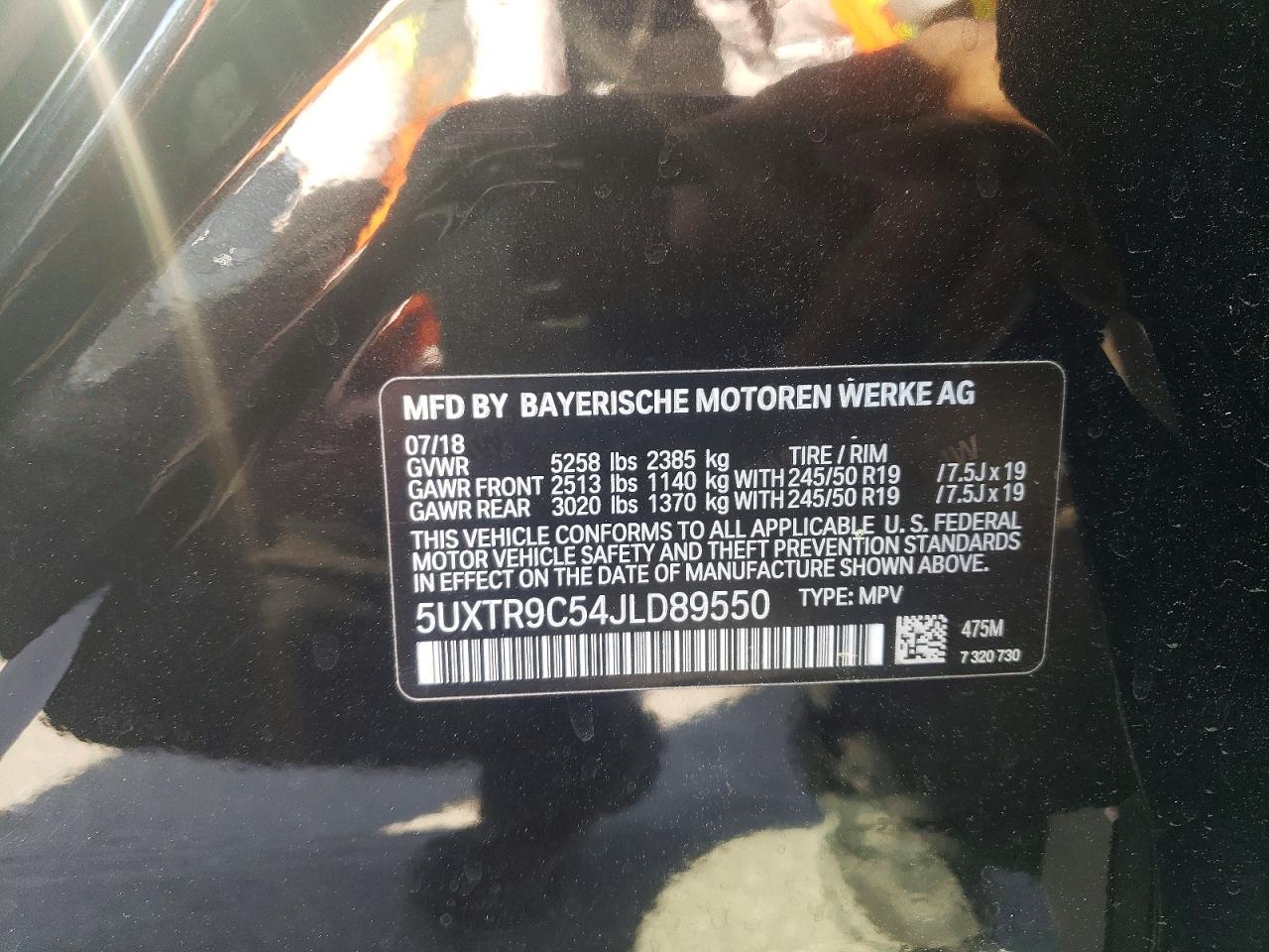 2018 BMW X3