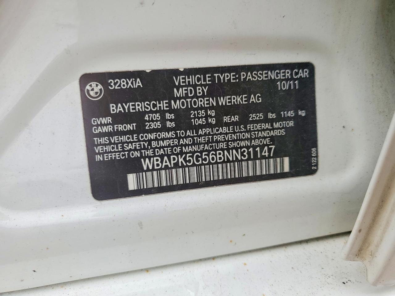 2011 BMW 3 SERIES